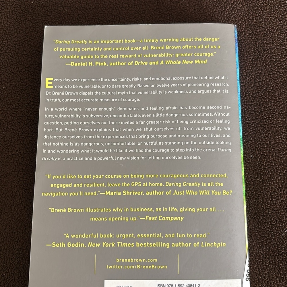 Daring Greatly by Brené Brown - Picture 2 of 11